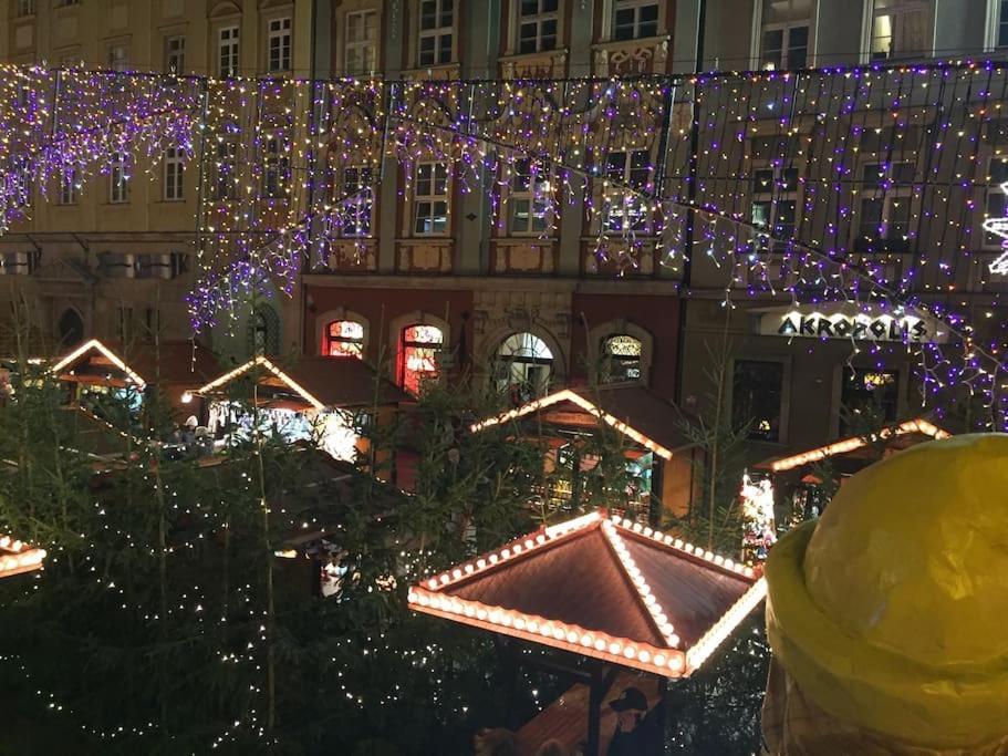 Appartamento Rynek Pod Fredra Breslavia Esterno foto